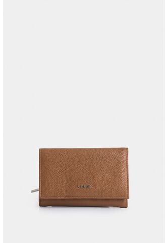 Billetera Real De Cuero Para Mujer Con Monedero Billetera Real De Cuero Para Mujer Con Monedero Miel VÉLEZ Vélez