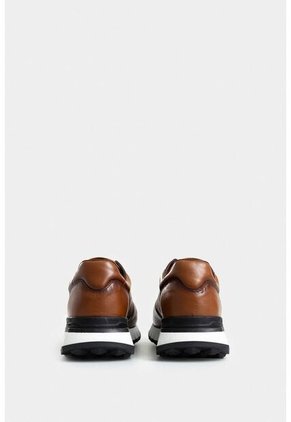 Tenis Iris De Cuero Para Hombre Costuras Laterales Tenis Iris De Cuero Para Hombre Costuras Laterales Miel 38 VÉLEZ