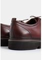 Zapato De Cordón Ambar De Cuero Para Hombre Detalle Costura Contraste Zapato De Cordón Ambar De Cuero Para Hombre Detalle Costura Contraste Vinotinto 42 VÉLEZ de Vélez