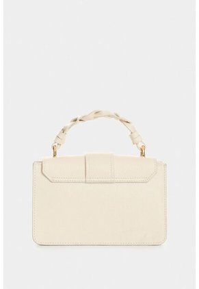 Manos Libres Garniel De Cuero Para Mujer Manija Tejida Manos Libres Garniel De Cuero Para Mujer Manija Tejida Blanco VÉLEZ