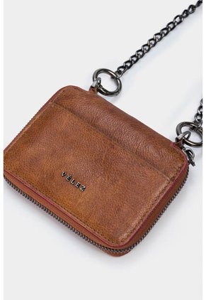 Porta Tarjetas Sevilla De Cuero Para Mujer Cadena Removible Porta Tarjetas Sevilla De Cuero Para Mujer Cadena Removible Miel Vélez