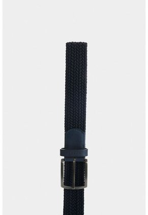 Cinturón Trenzado De Cuero Para Hombre Tyvi 2.0 Cinturón Trenzado De Cuero Para Hombre Tyvi 2.0 Azul Oscuro 34 VÉLEZ