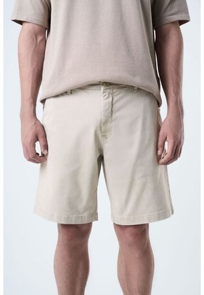 Bermuda Acacia En Drill Para Hombre Silueta Amplia Bermuda Acacia En Drill Para Hombre Silueta Amplia Crema 34 VÉLEZ