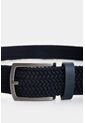 Cinturón Trenzado De Cuero Para Hombre Tyvi 2.0 Cinturón Trenzado De Cuero Para Hombre Tyvi 2.0 Azul Oscuro 34 VÉLEZ de Vélez