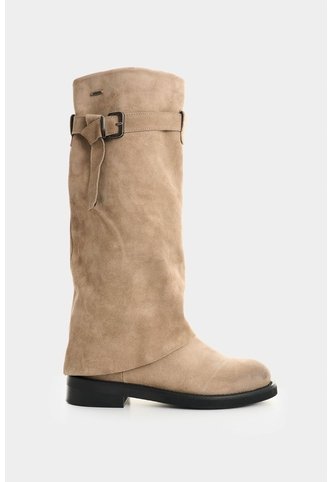 Botas En Cuero Gamuzado Para Mujer Isla Botas En Cuero Gamuzado Para Mujer Isla Arena 41 VÉLEZ Vélez