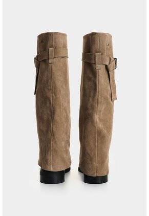 Botas En Cuero Gamuzado Para Mujer Isla Botas En Cuero Gamuzado Para Mujer Isla Arena 41 VÉLEZ