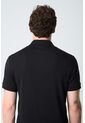 Polo Alcor Manga Corta Para Hombre Detalle Acanalado Polo Alcor Manga Corta Para Hombre Detalle Acanalado Negro S VÉLEZ de Vélez