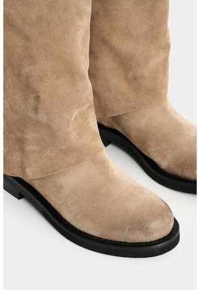 Botas En Cuero Gamuzado Para Mujer Isla Botas En Cuero Gamuzado Para Mujer Isla Arena 41 VÉLEZ