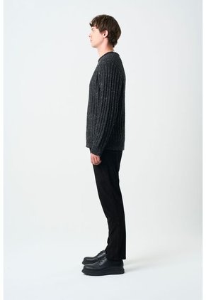 Sweater Selva Tejido Para Hombre Cuello Bandeja Sweater Selva Tejido Para Hombre Cuello Bandeja Negro M VÉLEZ