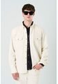 Sobrecamisa Manga Larga Elon Para Hombre Semi Fitted Sobrecamisa Manga Larga Elon Para Hombre Semi Fitted Crema L VÉLEZ de Vélez