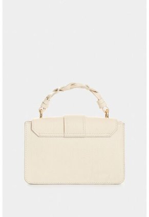 Manos Libres Garniel De Cuero Para Mujer Manija Tejida Manos Libres Garniel De Cuero Para Mujer Manija Tejida Blanco VÉLEZ