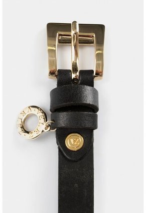 Cinturón Unifaz Coin De Cuero Delgado Negro Cinturón Unifaz Coin De Cuero Delgado Negro M VÉLEZ