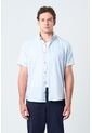 Camisa Manga Corta Enif Para Hombre Silueta Clásica Camisa Manga Corta Enif Para Hombre Silueta Clásica Azul Claro XXL VÉLEZ de Vélez