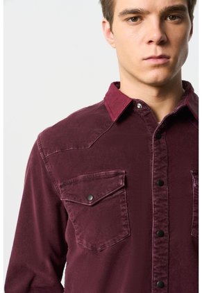 Sobrecamisa Alcor Manga Larga Para Hombre Semi Fitted Sobrecamisa Alcor Manga Larga Para Hombre Semi Fitted Vinotinto XL VÉLEZ