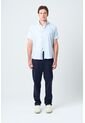 Camisa Manga Corta Enif Para Hombre Silueta Clásica Camisa Manga Corta Enif Para Hombre Silueta Clásica Azul Claro XXL VÉLEZ de Vélez