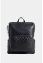Morral Mini Saba De Cuero Para Mujer Multifunción Morral Mini Saba De Cuero Para Mujer Multifunción Negro VÉLEZ de Vélez