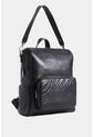 Morral Mini Saba De Cuero Para Mujer Multifunción Morral Mini Saba De Cuero Para Mujer Multifunción Negro VÉLEZ de Vélez