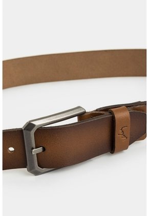 Cinturón Unifaz Vernazza De Cuero Para Hombre Punta Cuadrada Cinturón Unifaz Vernazza De Cuero Para Hombre Punta Cuadrada Miel 38 VÉLEZ