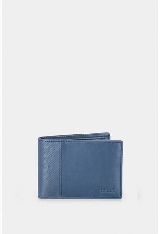 Billetera Draco De Cuero Para Hombre Mezcla De Texturas Billetera Draco De Cuero Para Hombre Mezcla De Texturas Azul Oscuro VÉLEZ Vélez