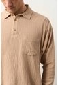 Camisa Semi-fitted Manga Larga Para Hombre Memoria Camisa Semi-fitted Manga Larga Para Hombre Memoria Tabaco M VÉLEZ de Vélez