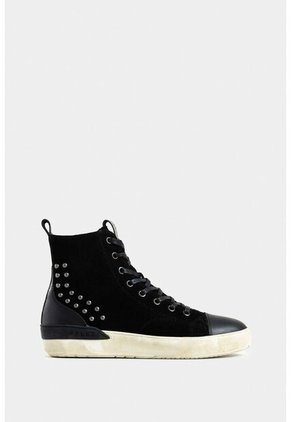 Tenis Bota En Cuero Gamuza Para Mujer Paraíso Tenis Bota En Cuero Gamuza Para Mujer Paraíso Negro 39 VÉLEZ