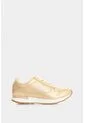 Tenis De Cuero Con Detalle Grabado Para Mujer Tropical 2 Tenis De Cuero Con Detalle Grabado Para Mujer Tropical 2 Dorado 37 VÉLEZ de Vélez
