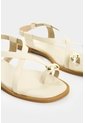 Sandalia Plana De Cuero Para Mujer Kira Sandalia Plana De Cuero Para Mujer Kira Beige 40 VÉLEZ de Vélez