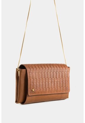 Clutch Apis De Cuero Con Herraje De Abeja Para Mujer Lafaurie