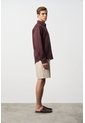 Camisa Manga Larga En Lino Para Hombre Silueta Semi Ajustada Camisa Manga Larga En Lino Para Hombre Silueta Semi Ajustada Vinotinto S VÉLEZ de Vélez