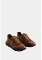 Tenis Halo De Cuero Liso Y De Textura Gamuzada Para Hombre Silueta Deportiva Tenis Halo De Cuero Liso Y De Textura Gamuzada Para Hombre Silueta Deportiva Miel 42 VÉLEZ de Vélez
