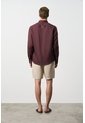 Camisa Manga Larga En Lino Para Hombre Silueta Semi Ajustada Camisa Manga Larga En Lino Para Hombre Silueta Semi Ajustada Vinotinto S VÉLEZ de Vélez