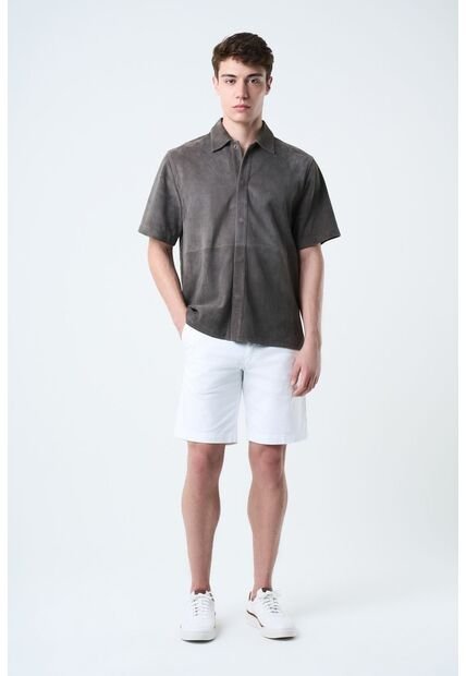 Bermuda Acacia En Drill Para Hombre Silueta Amplia Bermuda Acacia En Drill Para Hombre Silueta Amplia Blanco 36 VÉLEZ