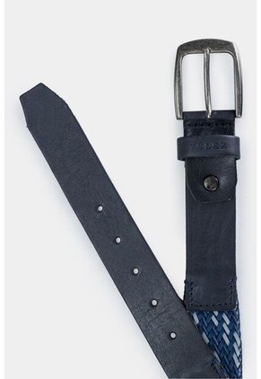 Cinturón Unifaz De Cuero Y Cordón Para Hombre Ciruela Cinturón Unifaz De Cuero Y Cordón Para Hombre Ciruela Azul Oscuro 36 VÉLEZ