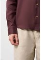 Camisa Manga Larga En Lino Para Hombre Silueta Semi Ajustada Camisa Manga Larga En Lino Para Hombre Silueta Semi Ajustada Vinotinto S VÉLEZ de Vélez