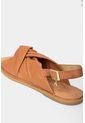 Sandalia Plana De Cuero Para Mujer Enlazado de Vélez