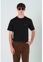 Camiseta Manga Corta Lerici Para Hombre Semi Fitted Camiseta Manga Corta Lerici Para Hombre Semi Fitted Negro XXL VÉLEZ de Vélez