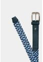 Cinturón Trenzado Para Hombre Zafiro 2 Cinturón Trenzado Para Hombre Zafiro 2 Azul Claro 32 VÉLEZ de Vélez
