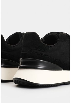 Tenis En Cuero Para Mujer Sierra Tenis En Cuero Para Mujer Sierra Negro 36 VÉLEZ