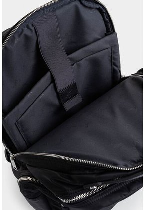 Morral Púrpura De Lona Para Mujer Manija Cuero Morral Púrpura De Lona Para Mujer Manija Cuero Negro Vélez