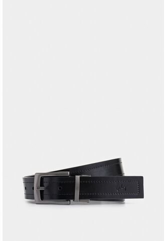 Cinturón Doble Faz Kafka De Cuero Para Hombre Hebilla Reversible Cinturón Doble Faz Kafka De Cuero Para Hombre Hebilla Reversible Combinado 38 VÉLEZ Vélez