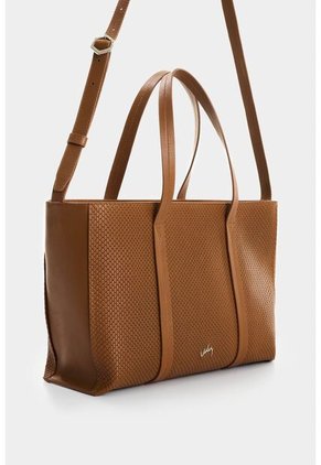 Bowling Nectaria En Cuero Grabado Para Mujer Bowling Nectaria En Cuero Grabado Para Mujer Miel VÉLEZ