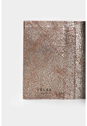 Porta Pasaporte De Cuero Folia Para Mujer Gem Porta Pasaporte De Cuero Folia Para Mujer Gem Plata VÉLEZ