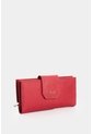 Billetera Porta Chequera De Cuero Para Mujer Jade Billetera Porta Chequera De Cuero Para Mujer Jade Rojo VÉLEZ de Vélez