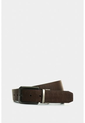 Cinturón Doble Faz De Cuero Para Hombre Lucian Cinturón Doble Faz De Cuero Para Hombre Lucian Combinado 38 VÉLEZ