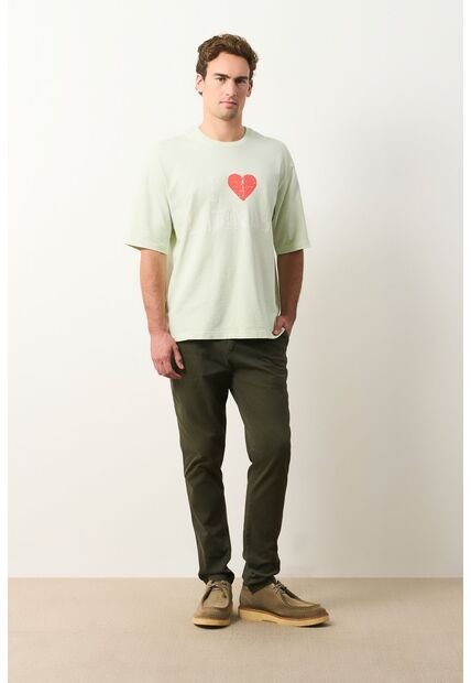 Camiseta Cropped En Algodón Para Hombre I Love Latinas Camiseta Cropped En Algodón Para Hombre I Love Latinas Verde XS VÉLEZ
