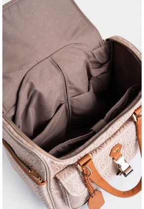 Maleta De Viaje Bloom 2 En Jacquard Para Mujer Sistema Trolley Maleta De Viaje Bloom 2 En Jacquard Para Mujer Sistema Trolley Beige VÉLEZ