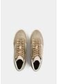Tenis Tipo Bota Magena De Cuero Para Mujer Acabado Vintage Tenis Tipo Bota Magena De Cuero Para Mujer Acabado Vintage Arena 37 VÉLEZ de Vélez