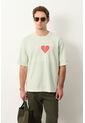 Camiseta Cropped En Algodón Para Hombre I Love Latinas Camiseta Cropped En Algodón Para Hombre I Love Latinas Verde XS VÉLEZ de Vélez