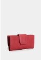 Billetera Porta Chequera De Cuero Para Mujer Jade Billetera Porta Chequera De Cuero Para Mujer Jade Rojo VÉLEZ de Vélez