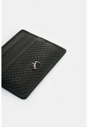Portadocumento De Cuero Con Textura Para Mujer Senda Portadocumento De Cuero Con Textura Para Mujer Senda Negro VÉLEZ